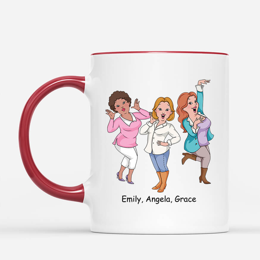 2573MUK2 youre crazy im crazy were friends personalised mug for besties