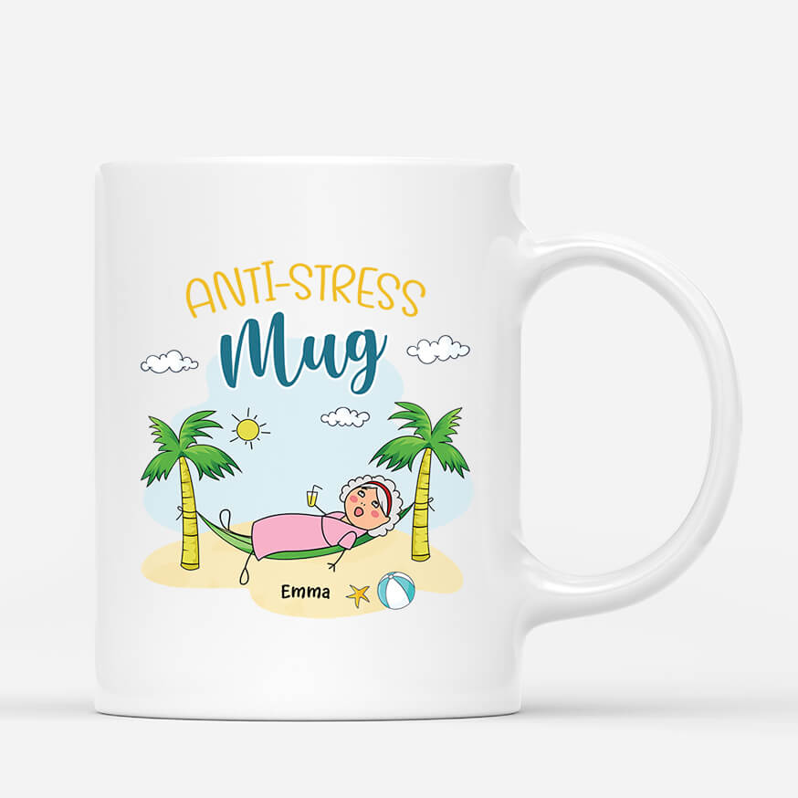 2577MUK1 anti stress mug personalised mug for her