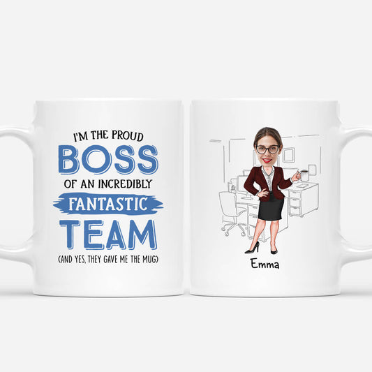 2584MUK1 im the proud boss of an incredibly fantastic team mug personalised mug for female coworkers_985bf3bc 7717 4a54 aac2 558b9caab97a