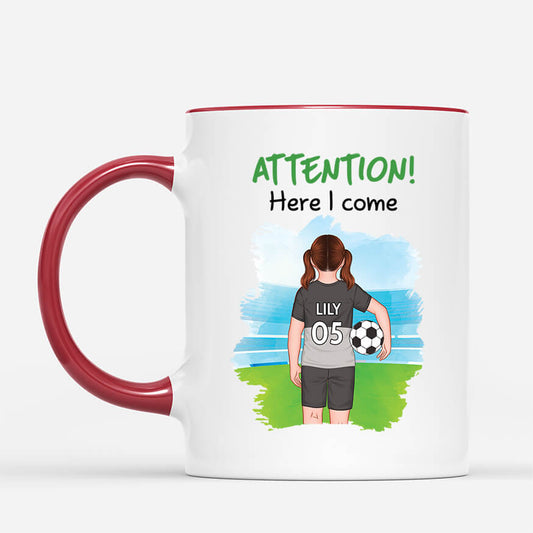 2589MUK2 attention here i come mug personalised mug for kid boys