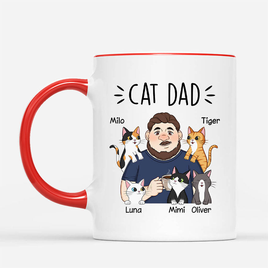 2592MUK1 cat dad cartoon mug personalised mug for cat lovers_350054ef ca4c 437d 9519 3c2e63d97e63