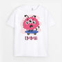 2619AUK1 monsters name  personalised t shirt for kids