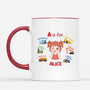 2620MUK2 learning alphabet name  personalised mug for kids