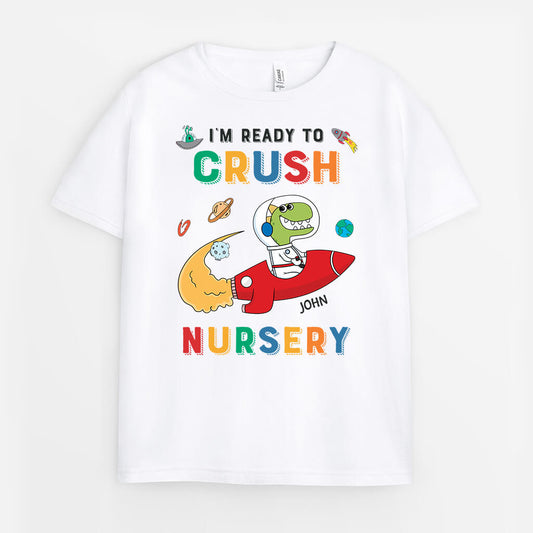 2622AUK1 im ready to crush nursery universe  childrens custom t shirts