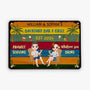 2631EUK1 backyard bar and grill  customised metal sign for couple and family