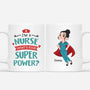 2639MUK1 im a nurse whats your superpower  personalised mugs uk for her