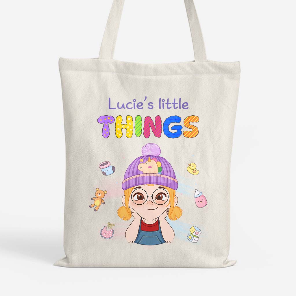 Personalised Little Things Tote Bag