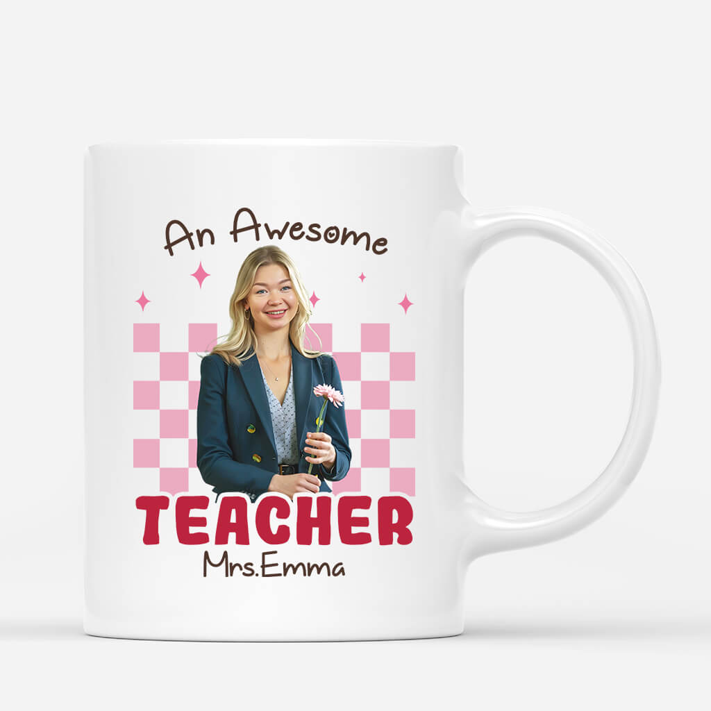 Personalised An Awesome Teacher Mug for Her