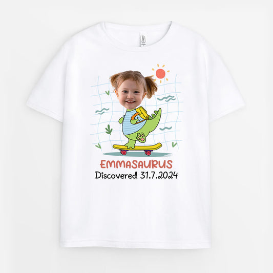 2685AUK1 boy kidsaurus discovered  custom t shirt printing for men