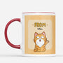 2694MUK2 to best cat dad thanks for putting up with my poop mug  custom mugs uk for cat lovers