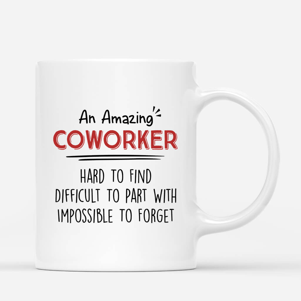 2712MUK3 hard to find difficult to part with impossible to forget mug  customised gifts for coworkers