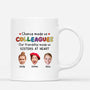 2727MUK1 chance made us colleagues our friendship made us sisters at heart  custom mug with faces