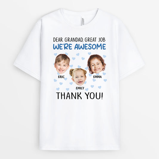 2744AUK1 dear mum great job  personalised tee shirts for women_70bfab6f 98e1 4b50 a47b 45499c1c543c
