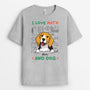 2746AUS2 love math and dogs t shirt  custom dog inspired gifts