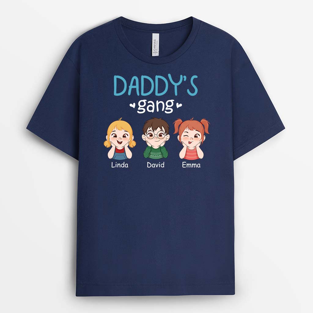 Personalised Daddy's Gang/Grandad's Gang T-shirt