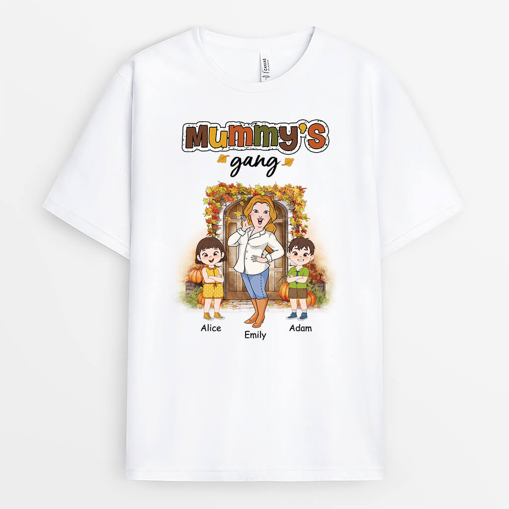 2759AUK1 mummys gang  custom autumn gifts for her