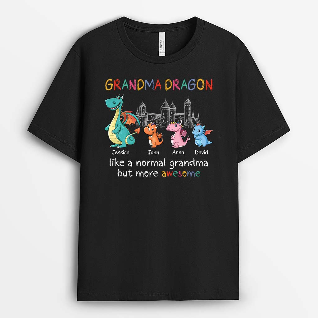 Personalised Papa/Grandad Dragon T-Shirt