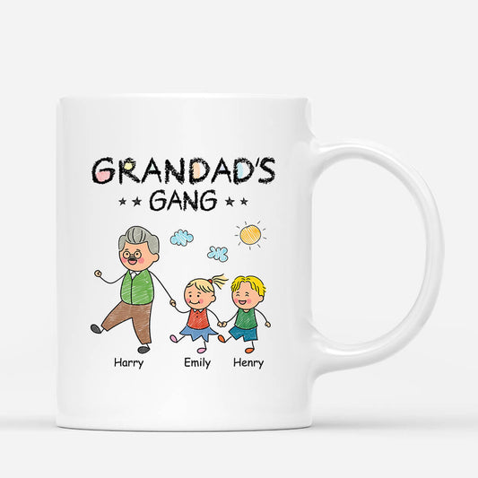 2793MUK1 grandads gang  personalised gifts for grandad