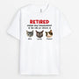 2809AUK1 retired cat t shirt  personalised cat lovers presents