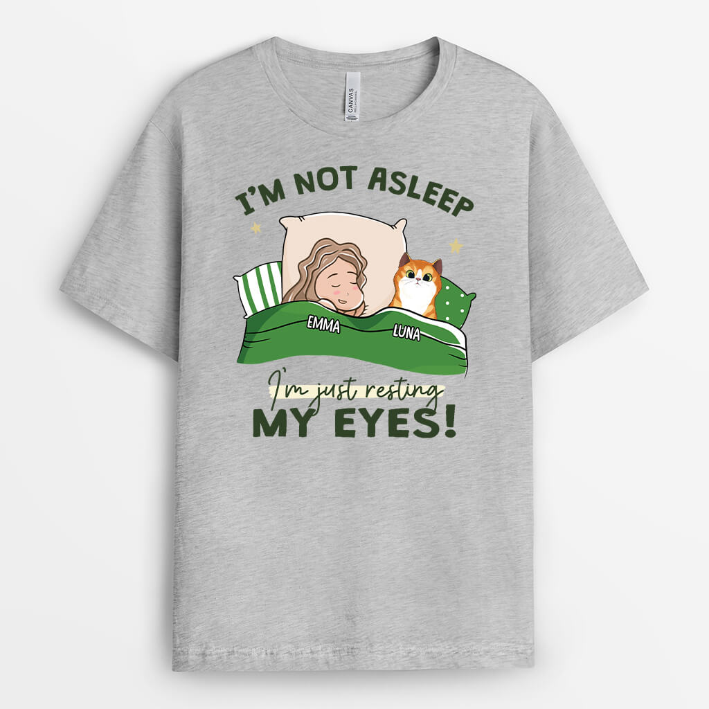 2811AUK2 im not asleep t shirt  custom cat and owner gifts_c685afa9 e370 495a bad2 c1dd13c607f1