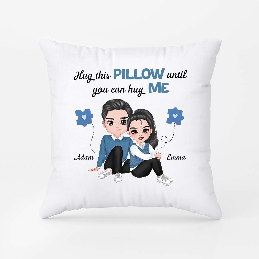 2823PUK1 hug this pillow until  custom presents for couple