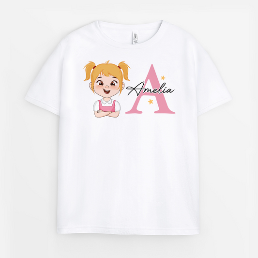 2830AUK1 by name t shirt  customised gift ideas for kids
