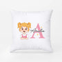 2830PUK2 by name pillows  personalised gift for kids