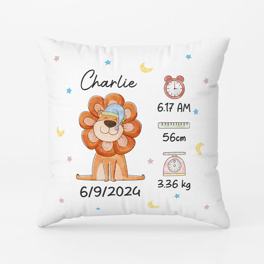 2841PUK1 baby data pillow  personalised gifts for kids