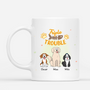 2852MUK1 personalized dog gifts for humans triple trouble dog mug 2852M5Z8C