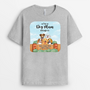 2875AUS2 this dog dad belongs to t shirt  personalised present idea for dog owners