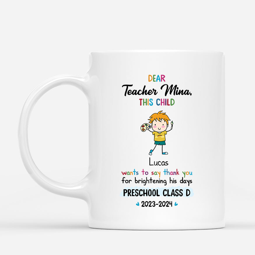 2923MUK1 dear teacher these children want to say thank you  personalised mugs uk for her_e4f002ee 70a9 4c44 87dd e487473f6bbb