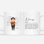 2926MUK1 nanny a trusted person chosen by our parents  personalised coffee mug