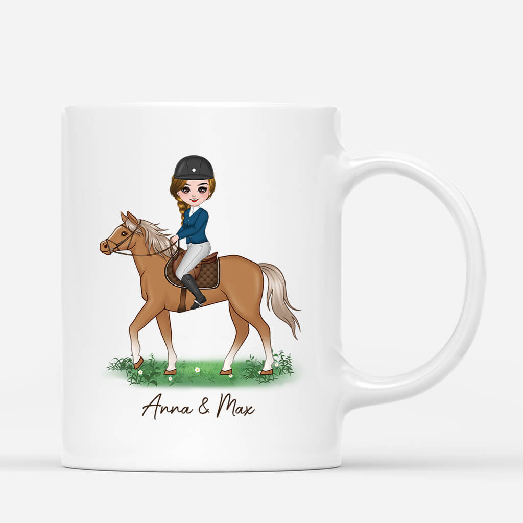 Personalised Life Is Better With A Horse Mug