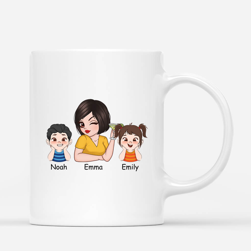 2941MUK2 a wonderful nanny mug  personalised gift for nanny