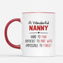 2941MUK3 a wonderful nanny mug  personalised gift for nanny