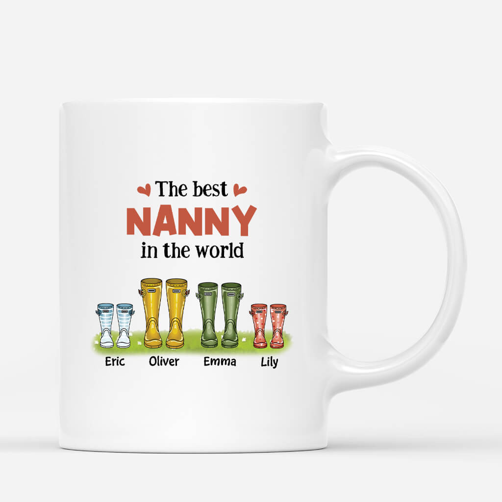 Personalised The Best Nanny In The World Mug