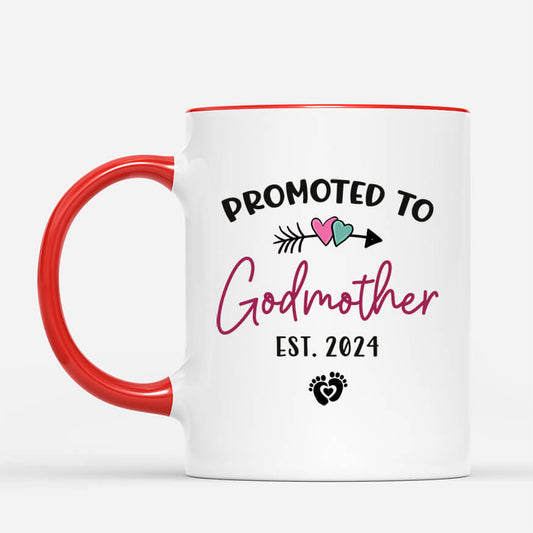 2946MUK2 promoted to godmother mug  personalised gifts for mum