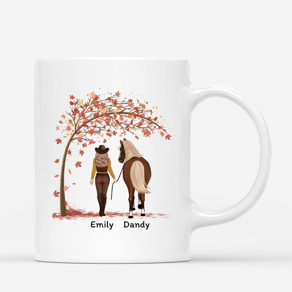 Personalised Five Things I Like My Horse Mug For Female