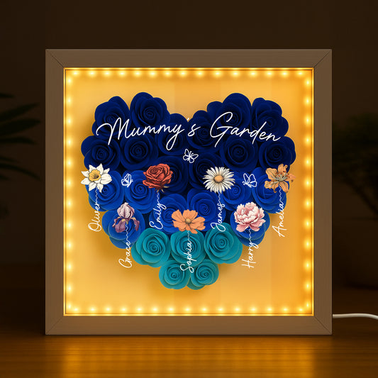 2966OUK1 personalised grannys garden flower shadow box for mumgrandma 2966o8v5a_2