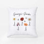 2966PUK1 grandmas garden retro pillow  personalised gifts for grandma