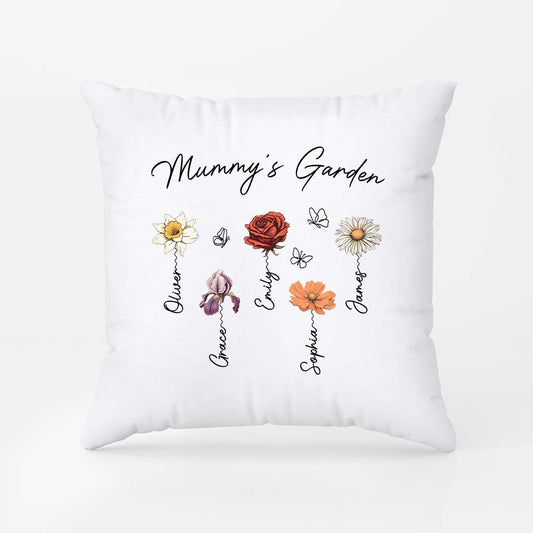 2966PUK2 grandmas garden retro pillow  personalised gifts for grandma
