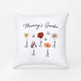 2966PUK2 grandmas garden retro pillow  personalised gifts for grandma