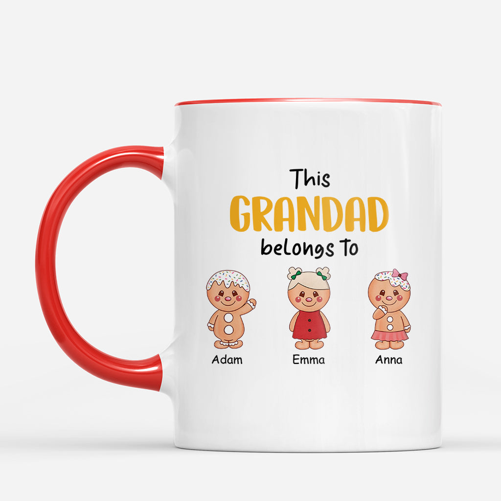 2977MUK2 this grandma belongs to mug  personalised presents for grandma