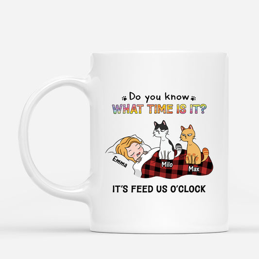 3009MUK1 do you know what time is it mug  personalised gifts for cat mum_d83107bd 63c0 49f3 9495 dc6537ee1c1c