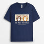 3013AUK2 we rule the house funny cat t shirt  custom present ideas