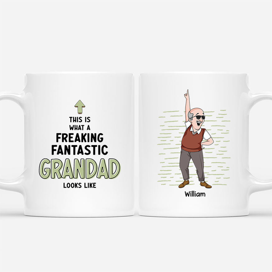 Personalised This Is What a Freaking Fantastic Daddy Mug