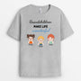 3070AUK2 grandchildren make life great  personalised t shirts for grandma