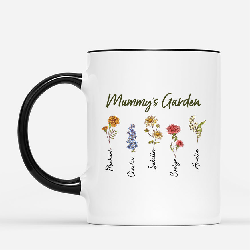 3097MUK2 grandmas garden flower mug  personalised gift ideas for grandma