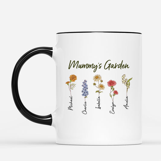 3097MUK2 grandmas garden flower mug  personalised gift ideas for grandma