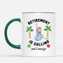 3138MUS2 personalized retirement mugs retirement is calling and i must go 3138M